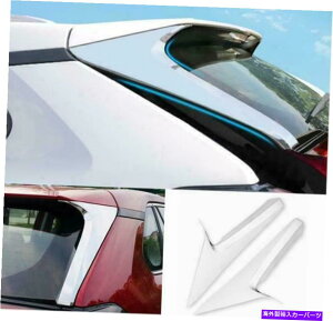 N[Jo[ g^RAV4 2019-2021 2PCSN[ATChEBhEgCAOJo[gɓK Fit For Toyota RAV4 2019 - 2021 2pcs chrome Rear side Window Triangle Cover Trim