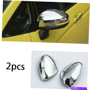 N[Jo[ z_tBbgWY14-20Ar[TChhA~[Jo[ABS邢N Fit For Honda Fit Jazz 14-20 Rear View Side Door Mirror Cover ABS Bright Chrome