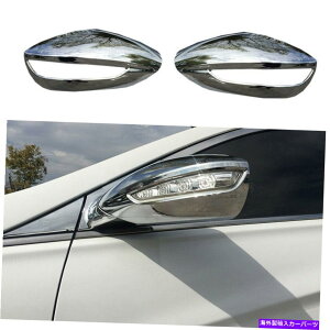 N[Jo[ A_C\i^2011-2014ɓK郊Ar[TCh~[Jo[gN1PCtBbg Rear View Side Mirror Cover Trim ABS Chrome 1PC Fit For Hyundai Sonata 2011-2014