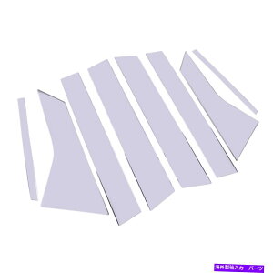 �N���[���J�o�[ 8x�X�e�����X�|�̑����̃|�X�g�J�o�[�g�����z���_�A�R�[�h2018-2020�Ƀt�B�b�g 8x Stainless Steel Window Pillar Post Cover Trim fit for Honda Accord 2018-2020�y���s�A���i�z