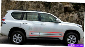 N[Jo[ NOTChhA{fB[fBOJo[g4*vhFJ150 2010-18p Chrome o Side Door Body Molding Cover Trim 4* For Toyota LC Prado FJ150 2010-18