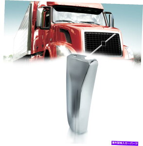�N���[���J�o�[ �{���{VNL 04-17�h�A�~���[�J�o�[�N�����p�Ȃ����w���̏���ȉE�� Volvo VNL 04-17 Door Mirror Cover Chrome with Curved Back Passenger Right Side�y���s�A���i�z