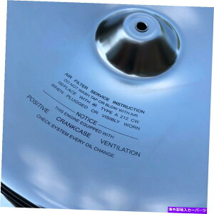 N[Jo[ RxbgNGAN[i[WgbvSB BBGWVNXN[V65-69 Corvette Chrome Air Cleaner Lid Top SB BB Engines Silk Screen Printing NEW 65-69