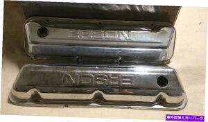 �N���[���J�o�[ ���B���e�[�W�A�[�\��BBC�i�H�j�N�����o���u�J�o�[22 x 6 Vintage Erson BBC (?) Chrome Valve Covers 22 X 6�y���s�A���i�z