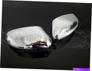 N[Jo[ 2018-2019tH[htH[JXNhA~[͐M̐؂蔲Jo[Ă܂ - 㔼2pc 2018-2019 Ford Focus Chrome Door Mirror Covers No Signal Cutout - Top Half 2Pc