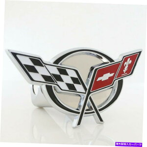 N[Jo[ V{[RxbgC5g[[qb`Jo[vOiNj Chevy Corvette C5 Trailer Hitch Cover Plug (Chrome)