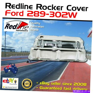 �N���[���J�o�[ �V����Redline Chrome Rocker Cover Ford 289-302W Windsor�ɓK�����܂� New Redline Chrome Rocker Cover Fits Ford 289-302W Windsor�y���s�A���i�z