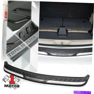 N[Jo[ 13-17V{[gCuCU[p̃ubNNgAop[/gNveN^[Jo[ Black Chrome Trim Rear Bumper/Trunk Protector Cover for 13-17 Chevy Trailblazer