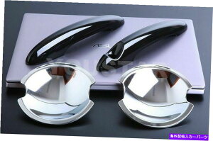 N[Jo[ ؂Ȍ̂鍕hAnhJo[NJbv~jN[p[S R50 R53 R56 Luxury GLOSS BLACK Door Handle Covers & CHROME Cups MINI Cooper S R50 R53 R56