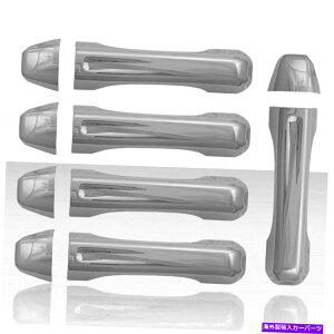 N[Jo[ 18-195hAnhJo[W[vO[JL Unlimited-X}[gL[tN 5 Door Handle Covers for 18-19 Jeep Wrangler JL Unlimited - Chrome w/o Smart Key