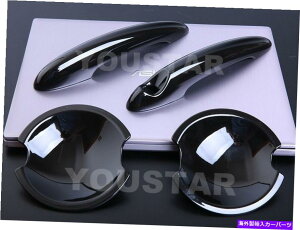 �N���[���J�o�[ �č��X�g�b�N�R���{�Z�b�g�O���X�u���b�N�h�A�n���h���J�o�[���J�b�v�~�j�N�[�p�[R50 R53 R56 US STOCK Combo Set GLOSS BLACK Door Handle Covers & Cups MINI Cooper R50 R53 R56