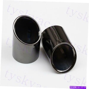N[Jo[ Cadillac ATS 2013-20162x`^J[A}t[rCe[pCvJo[ 2X Titanium Car Rear Muffler Exhaust Tail Pipe Cover For Cadillac ATS 2013-2016