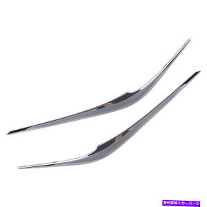 N[Jo[ NX^C̃wbhCĝ܂ԂуJo[}c_CX-5 17-2021ɃtBbg Chrome Style Head light Eyelid Eyebrow Cover Trim Fit For Mazda CX-5 17-2021