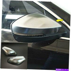 N[Jo[ VW T-ROC T-ROC 2018 -19 ABS Chrome MatteTCh~[LbvJo[P[XVF2x 2X For VW T-Roc T-ROC 2018 -19 ABS Chrome Matte Side Mirror Cap Cover Case Shell