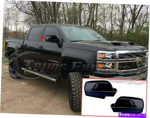 N[Jo[ tBbgF2014-2018 Chevy Silverado/GMC Sierra Full Mirror Cover Light Gloss BlackȂ Fit: 2014-2018 Chevy Silverado/GMC Sierra Full Mirror Cover No Light Gloss Black