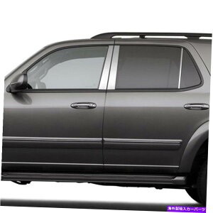 N[Jo[ 2003N2007Ñg^ZRCA6s[X̃Ns[|XgJo[ Chrome Pillar Post Covers for 2003-2007 Toyota Sequoia 6 Pieces
