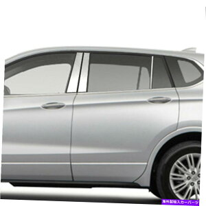 N[Jo[ Chrome Pillar PostJo[2017-2019rCbNz6 Chrome Pillar Post Covers for 2017-2019 Buick Envision 6 Pieces