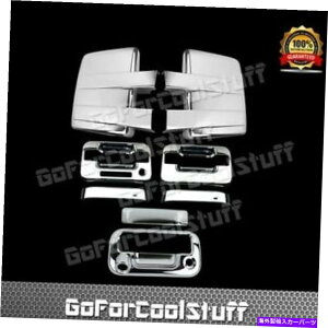 �N���[���J�o�[ 09-14 FORD F150 CHROME COVER MIRROR TOWING +2�h�A�n���h��w/key +tailgate w/cam 09-14 FORD F150 Chrome Cover Mirror Towing+2 Doors Handle W/Key +Tailgate W/CAM