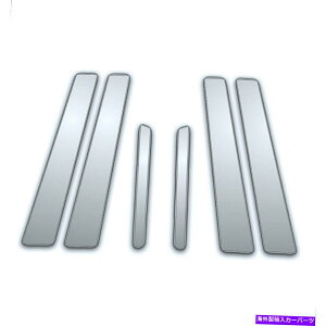 N[Jo[ 07-19{{S-806PCNs[TChJo[ 6Pc Chrome Pillar Side Covers for 07-19 Volvo S-80