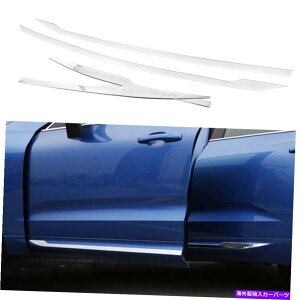 N[Jo[ XeXJ[{fBTChhA[fBO[fBOJo[{{XC60 2018 19̃g19 Stainless Car Body Side Door Molding Moulding Cover Trim For Volvo XC60 2018 19