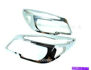 N[Jo[ Chevrolet Trailblazer 2012-2015̃NwbhCgJo[g̎gp CHROME HEADLIGHT COVER TRIM USE FOR CHEVROLET TRAILBLAZER 2012 - 2015