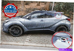N[Jo[ tBbgF2018-2023g^C-HRAhAnhJo[ANZgXebJ[[fBO6PC fit:2018-2023 Toyota C-HR CHR Rear Door Handle Cover Accent Sticker Molding 6Pc