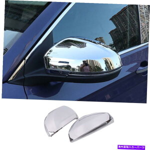 N[Jo[ tHNX[QT-NX2020-2022 ABS Chrome Rear View Side Door MirrorJo[ɓKĂ܂ Fit For Volkswagen T-Cross 2020-2022 ABS Chrome Rear View Side Door Mirror Cover