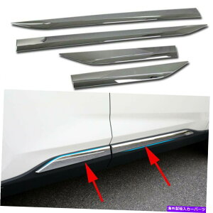 N[Jo[ g^RAV4̃NhATCh{fB[fBOgJo[2019-2022ANZT[ Chrome Door Side Body Molding Trim Cover For Toyota RAV4 2019-2022 Accessories