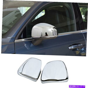 N[Jo[ {{XC40 2019-2021NABSOσAr[~[Jo[g2PCɓKĂ܂ Fit For Volvo XC40 2019-2021 Chrome ABS Exterior Rear View Mirror Cover Trim 2pc