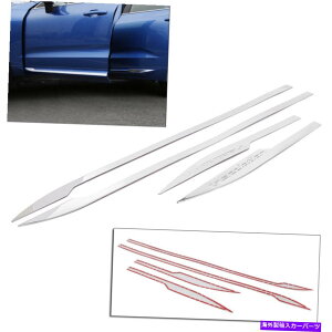 N[Jo[ TChhA{fB{g[fBOJo[{{XC60 2018NX`[J[ Side Door Body Bottom Molding Cover Trim For Volvo XC60 2018 Chrome Steel Car