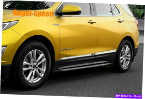 �N���[���J�o�[ �X�e�����X�h�A�{�f�B���[���f�B���O�J�o�[�g����4PCS 2018 2019 2020�V�{���[equinox StainlessDoor Body Molding Cover Trim 4PCS 2018 2019 2020 For Chevrolet Equinox�y���s�A���i�z