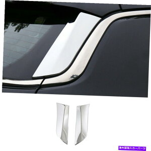 N[Jo[ W[vRpX2017-2020 ABSNAEBhETChs[Jo[g2PCɓK Fit For Jeep Compass 2017-2020 ABS Chrome Rear Window Side Pillar Cover Trim 2PC