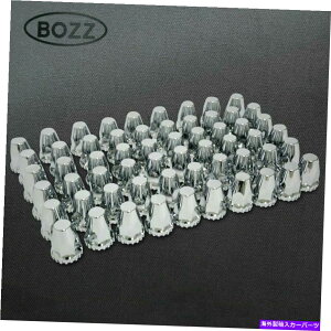 �N���[���J�o�[ 60 PCS Chrome ABS Threaded Lug Nut�J�o�[33mm��32mm -2 3/4  60 PCS Chrome ABS Threaded Lug Nut Covers W/ Flange 33MM & 32MM - 2 3/4 Height�y���s�A���i�z
