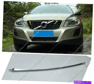 N[Jo[ {{XC60 2010-2013̖{̃NtgOt[hgJo[[fBO Genuine Chrome Front Grille Hood Trim Cover Moulding For VOLVO XC60 2010-2013