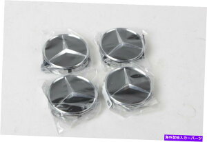 �N���[���J�o�[ �{���̃z�C�[���Z���^�[�n�u�L���b�v�X�^�[�u���b�N�N�����J�o�[4x�Z�b�g�����Z�f�XB66470200 GENUINE Wheel Center Hub Cap Star Black Chrome Covers 4x SET MERCEDES B66470200