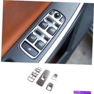N[Jo[ {{XC60 2010-2017 ABSN[EBhEtgplXCb`Jo[g4PCSɓKĂ܂ Fit For Volvo XC60 2010-2017 ABS Chrome Window Lift Panel Switch Cover Trim 4PCS
