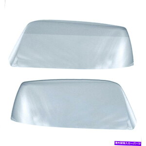�N���[���J�o�[ 2015-2020 GMC���[�R����2PC�N�����㔼�������~���[�J�o�[ 2pc Chrome Top Half Replacement Mirror Covers for 2015-2020 GMC Yukon�y���s�A���i�z