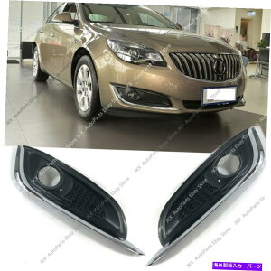 �N���[���J�o�[ Chrome Front Bumper Bezels�t�H�O���C�g�J�o�[�r���C�b�N���[�K��2014-2017�̃y�A�t�B�b�gC Chrome Front Bumper Bezels Fog Light Covers Pair Fit c For Buick Regal 2014-2017�y���s�A���i�z