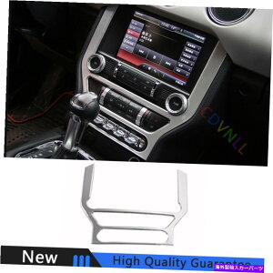 �N���[���J�o�[ �t�H�[�h�}�X�^���O�p15-2021�C���i�[�N����ABS�Z���g�����R���\�[���i�r�Q�[�V�����t���[���g���� For Ford Mustang 15-2021 Inner Chrome ABS Central Console Navigation Frame Trim�y���s�A���i�z