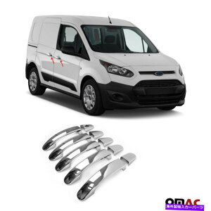 �N���[���J�o�[ Ford Transit Connect 2014-2021 Chrome�h�A�n���h���J�o�[�g����S.Steel�L�[���X For Ford Transit Connect 2014-2021 Chrome Door Handle Cover Trim S.Steel Keyless�y���s�A���i�z