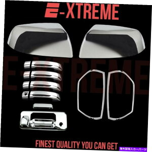 N[Jo[ 14-15̃g^ch4drs w/o psgkh+~[+tg+taillights abs chromeJo[ For 14-15 TOYOTA TUNDRA 4DRS W/O PSGKH+MIRROR+TG+TAILLIGHTS ABS CHROME COVERS