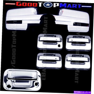 N[Jo[ Ford F150 2009-2014̏ꍇAChromeJo[Zbg~[M+4hA+e[Q[gJ For Ford F150 2009-2014 Chrome Covers Set Mirrors SIGNAL+4 Doors+Tailgate Camera