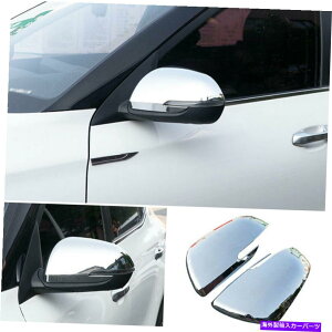 N[Jo[ Kia Seltos 2020-2022Ar[TCh~[Jo[gABS Chrome 2pcsɓK܂ Fit For Kia Seltos 2020-2022 Rear View Side Mirror Cover Trim ABS Chrome 2PCS