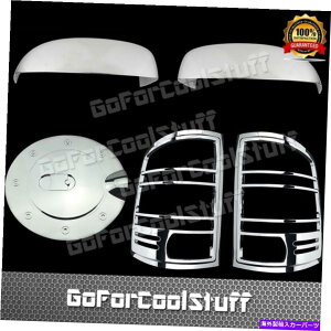 N[Jo[ GMC 07-13VGAbp[~[+e[Cgg+K\^NNJo[ For Gmc 07-13 Sierra Upper Mirror+Tail Light Trim+Gas Tank Chrome Covers