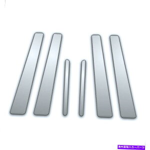 N[Jo[ 98-07g^hN[U[6PCNTChJo[ 6Pc Chrome Pillar Side Covers for 98-07 Toyota Landcruiser