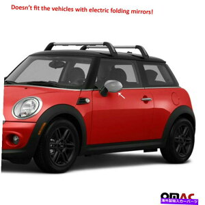 N[Jo[ ~jN[p[Nu}R55 2007-2014NTCh~[Jo[Lbv Fits Mini Cooper Clubman R55 2007-2014 Chrome Side Mirror Cover Cap