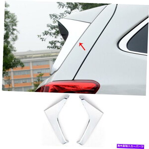 N[Jo[ NAEBhEgCAO[fBOJo[gXotHX^[2019-2022̂߂2PC Chrome Rear Window Triangle Molding Cover Trim 2pc For Subaru Forester 2019-2022
