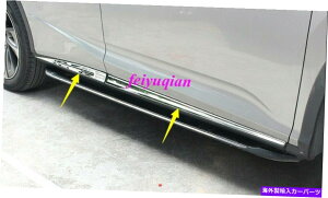 �N���[���J�o�[ ���N�T�XRX350 RX450H 2016-2019�̃N�����T�C�h�h�A�{�f�B���[���f�B���O�K�[�h�J�o�[�g���� Chrome Side Door Body Molding guard Cover trim For LEXUS RX350 RX450h 2016-2019�y���s�A���i�z