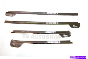 N[Jo[ Chrome 4 DRCEBhEVJo[gg^nCbNXr[S`sISR5 MK6 2011-14 CHROME 4 DR LINE WINDOW SILL COVER TRIM TOYOTA HILUX VIGO CHAMP SR5 MK6 2011-14