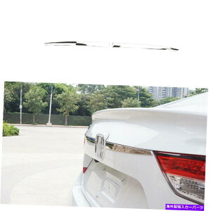 N[Jo[ z_AR[h2018-2020Ae[Q[ggNbhJo[g2PCS̃NX`[ Chrome Steel For Honda Accord 2018-2020 Rear Tailgate Trunk Lid Cover Trim 2PCS